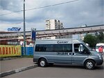 Бесплатный автобус Genser в пункт аренды автомобилей АрендаАвто-кмн на ул.Добролюбова